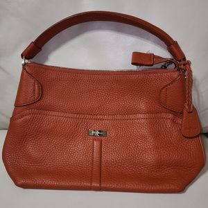 Cole Haan Village Parker medium burnt orange leather Hobo handbag